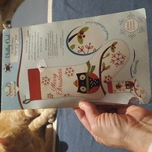 New Needle Creations Chilly Owl Embroidery Stocking Panel